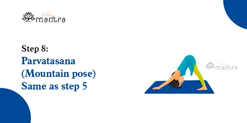 Amita Mishra-Nutritionist - Parvatasana -or the Mountain pose. A simple pose  to bring the attention towards the inner self, increase focus,  concentration and also the upward stretch increases the circulation. This  can