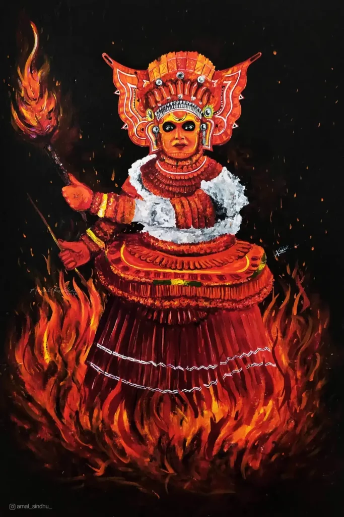 Sketch Theyyam Drawing Outlets Shop | www.pinnaxis.com