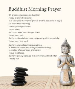 Buddhist Morning - Prayer, Quotes & Routine