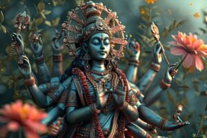 Happy Chaithra Navarathri 2024 Day 4 Goddess Kushmanda blessings, wishes and Quotes to share