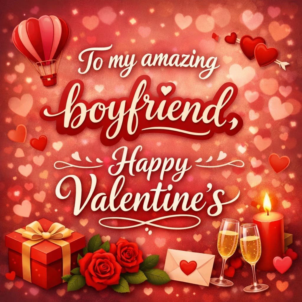 4 Valentines Day Wishes for Boyfriends