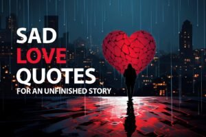 Sad Love Quotes for an Unfinished Story