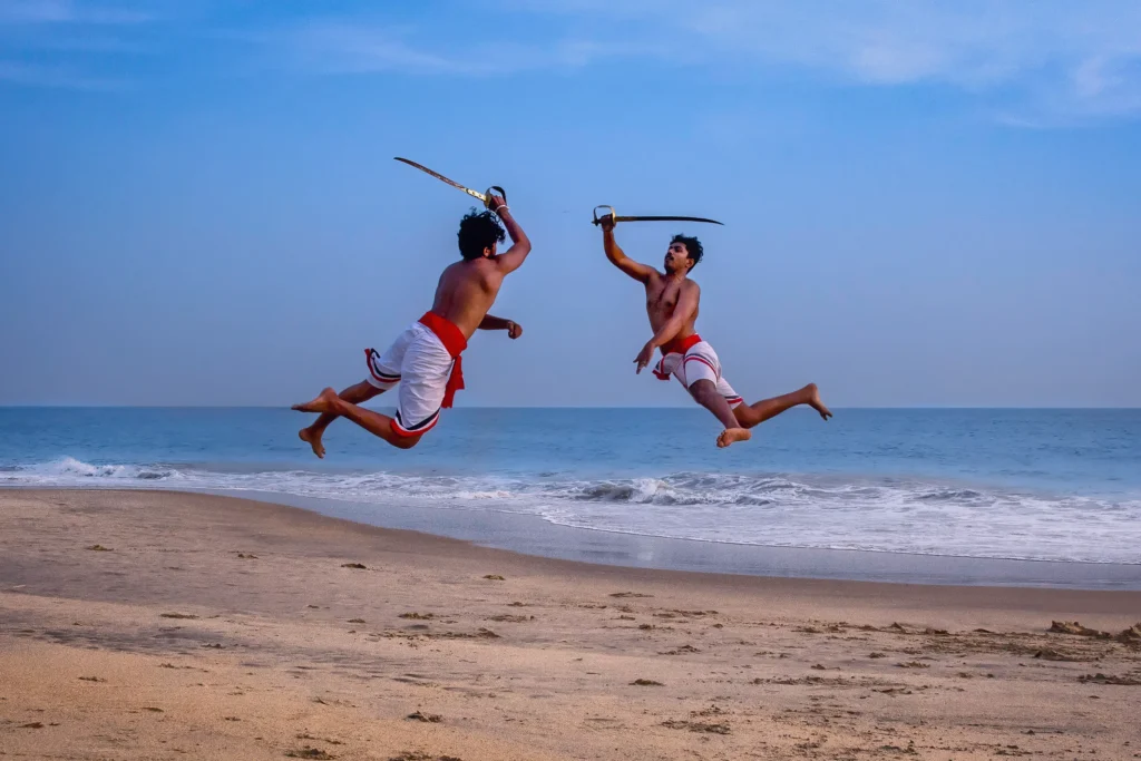 7 kalaripayattu training