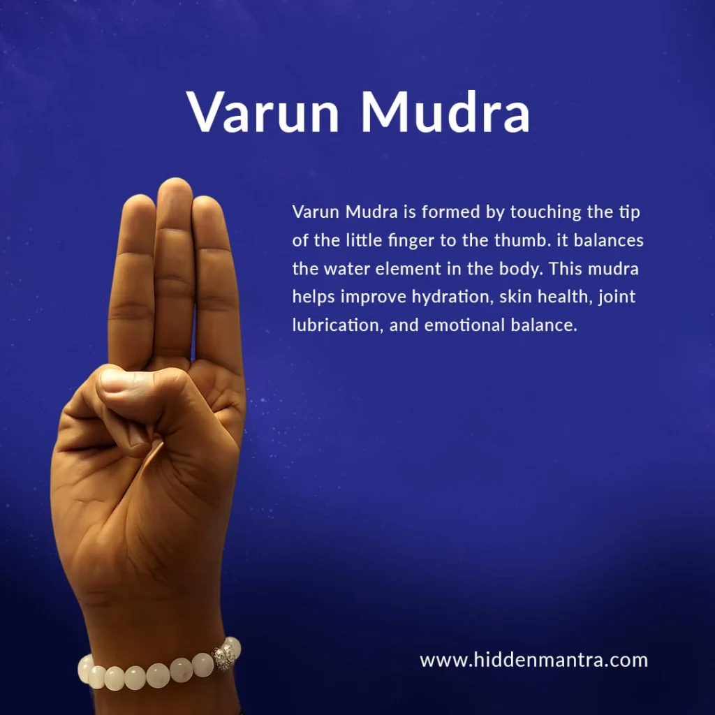 Varun Mudra in Yoga with Benefits