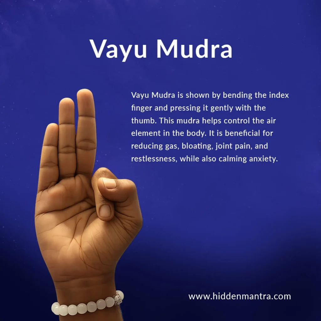 Vayu Mudra in Yoga with Benefits