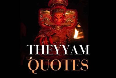 Theyyam quotes cover image - hidden mantra